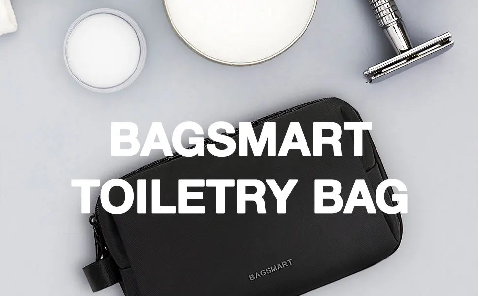 BAGSMART Toiletry Bag Men Large Capacity Men's Necessaire Travel Makeup Bag Waterproof Women Cosmetic Travel Organizer