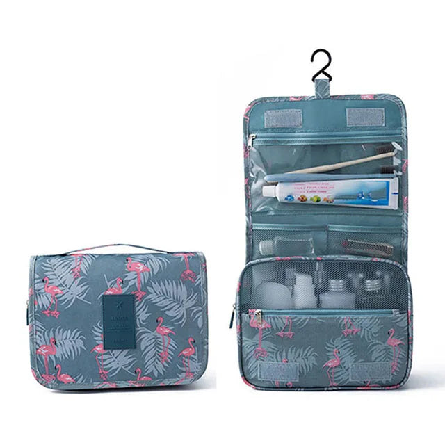 Multifunctional Travel Hook Wash Bag Cosmetics Storage Bag Waterproof Toiletries Beauty Organizer Ladies Bathroom Storage Bag
