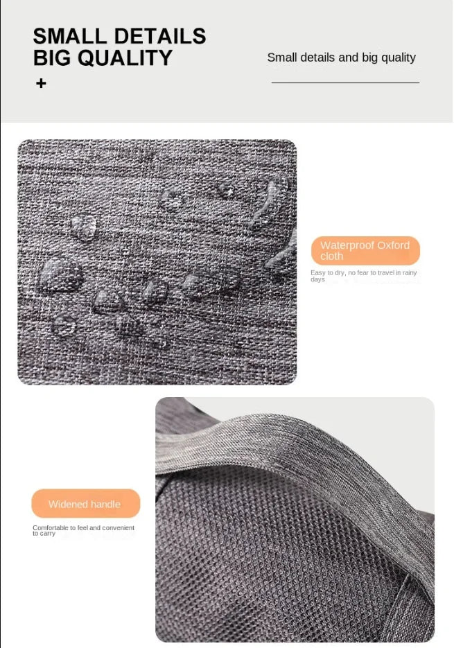 Trousse de toilette femme grise – suspendue, étanche, voyage