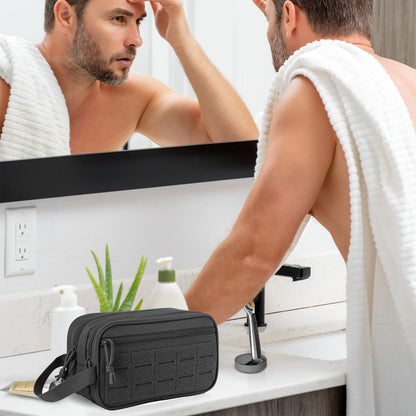 Trousse toilette homme noire – étanche & résistante – salle de sport