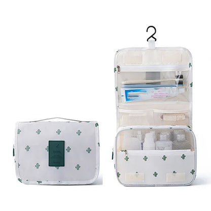 Multifunctional Travel Hook Wash Bag Cosmetics Storage Bag Waterproof Toiletries Beauty Organizer Ladies Bathroom Storage Bag