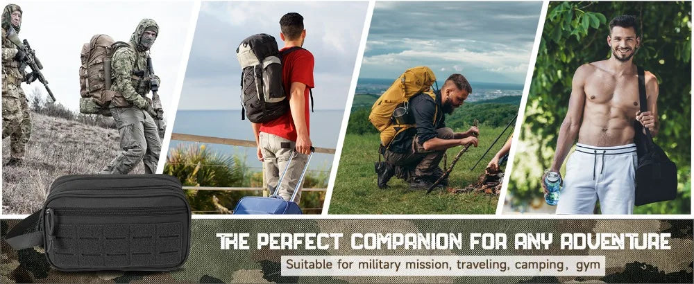 Trousse toilette homme noire – étanche & résistante – salle de sport