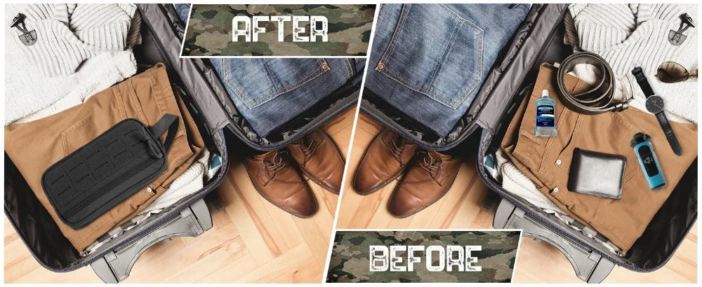 Trousse toilette homme noire – étanche & résistante – salle de sport