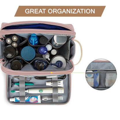 BAGSMART Toiletry Bag Men Large Capacity Men's Necessaire Travel Makeup Bag Waterproof Women Cosmetic Travel Organizer