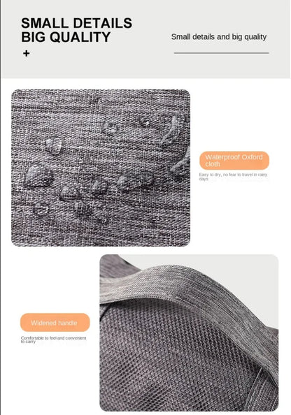 Trousse de toilette femme grise – suspendue, étanche, voyage